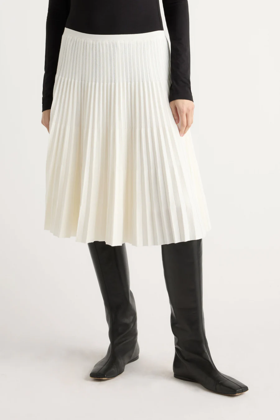 Katerina Pleated Knit Skirt thumbnail 2